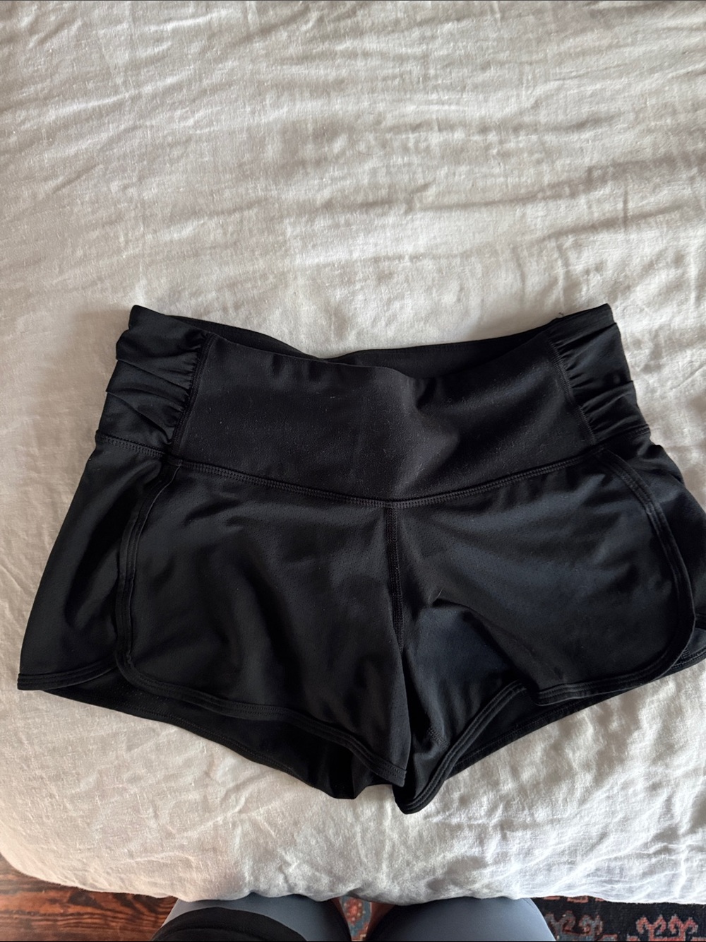 Under Armour Black Women's Athletic Shorts (heat gear)
